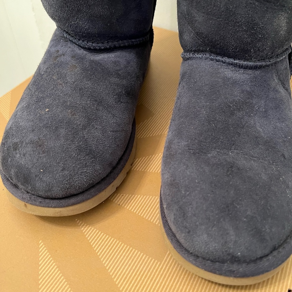 Navy Blue Three Button Ugg Boots - image 2